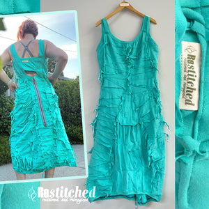 Zero-Waste Dress: Pistachio