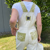 Restitched Overalls: Vintage Green - size MEDIUM - can be S, M, L, XL, or custom fit