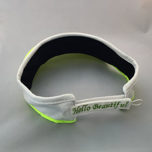 White And Fluorescent Lime